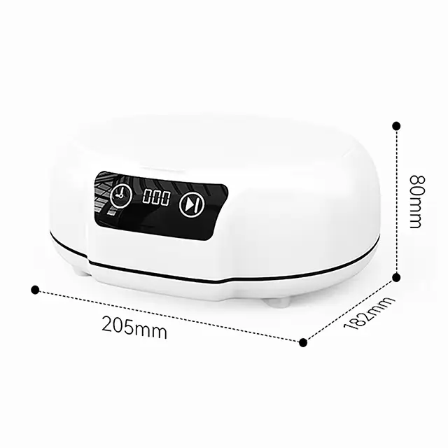Nouveau nettoyeur de bijoux sonique nettoyeur à ultrasons professionnel 48KHZ Kit de nettoyage pulsé