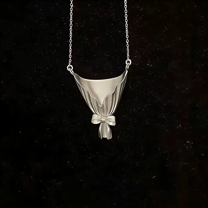 Collier élégant en forme de bouquet de fleurs à clipser pour femme, cadeau romantique tendance pour 