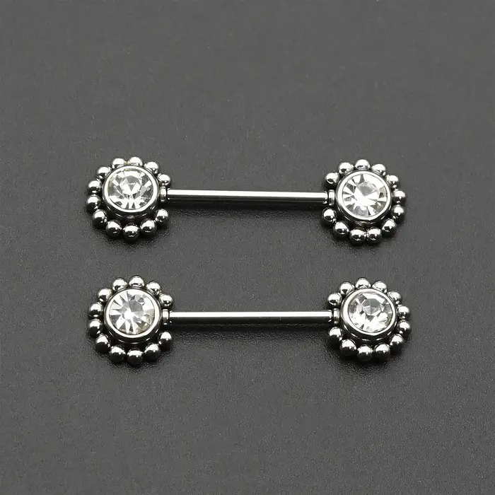 Piercing en acier inoxydable pour femme, 16g, 1.2x14mm, 1 paire, sexy, sans vis