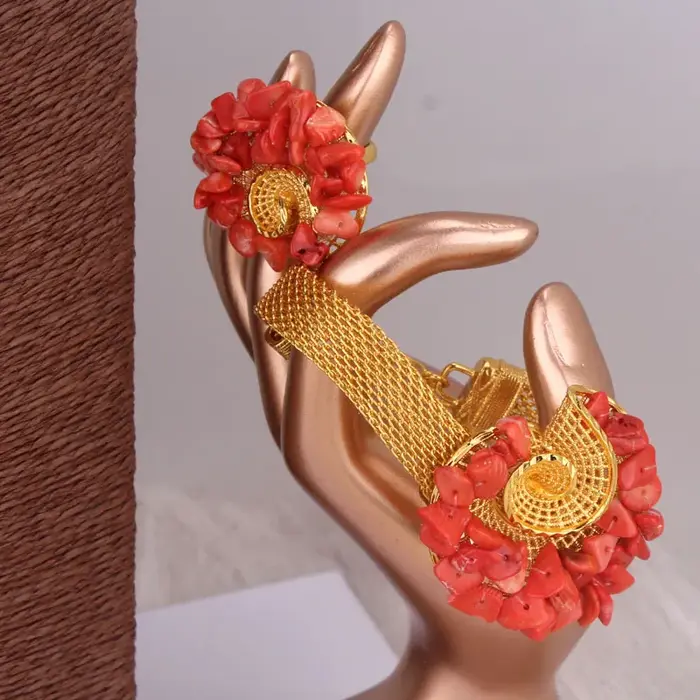 Ensemble de bijoux plaqués or
