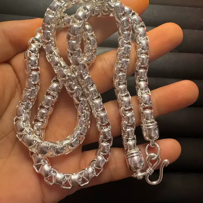 Collier en argent tibétain 925, pendentif sculpté traditionnel chinois, design rétro polyvalent, bij