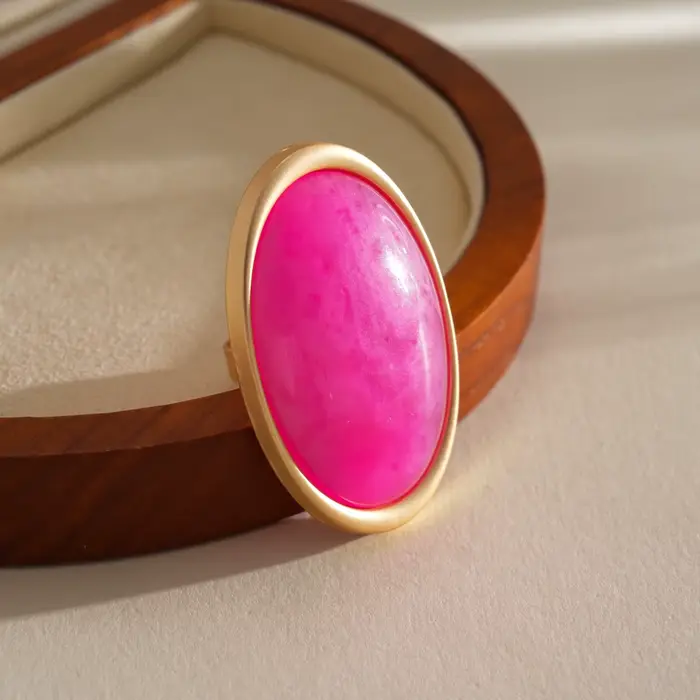 Grandes boucles d'oreilles ovales pour femme, clous d'oreilles géométriques minimalistes, boucles d'