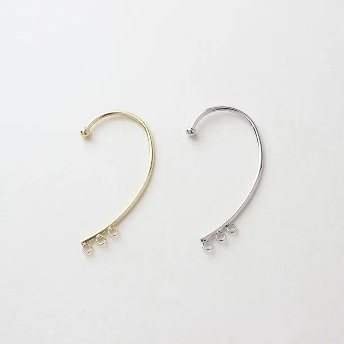 Boucle d'oreille plaquée or véritable 14 carats