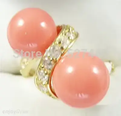 Bague en cristal avec perles roses, vente en gros, taille 7.8.9