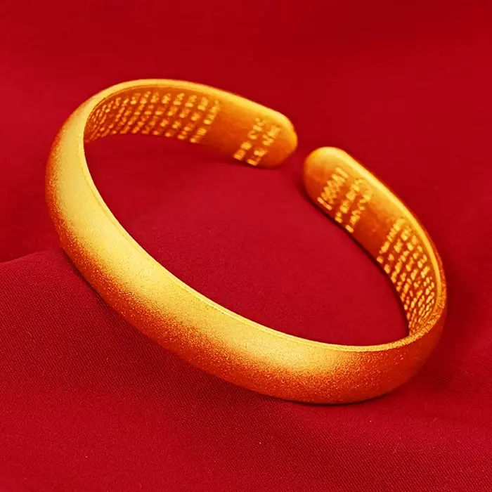 Bracelet en or jaune 24 carats pour femmes, élégant, pluie de météores, gypsophile, bijoux fins, cad