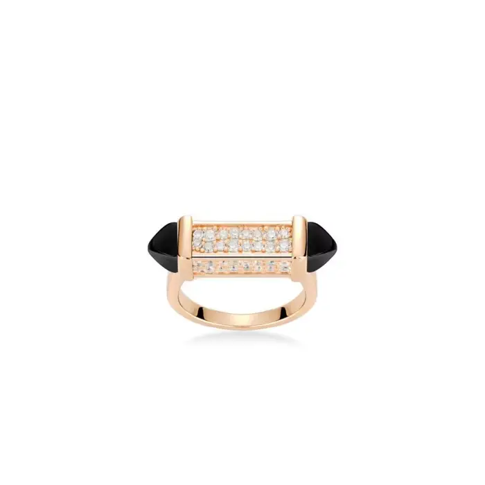 ZOCA – bague en argent Sterling 925, agate noire avec pierre de zircone, bague Vintage pour femmes, 